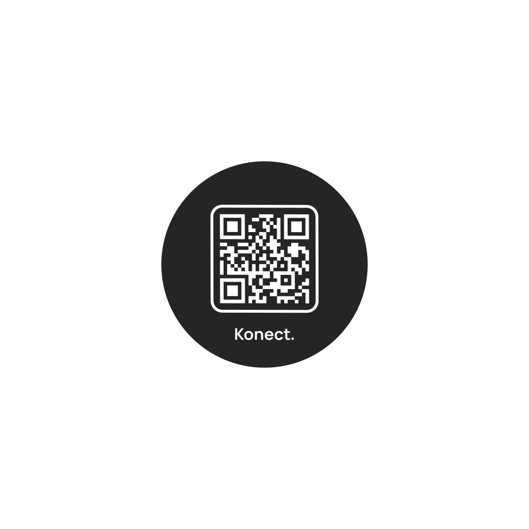 Konect Black Tag
